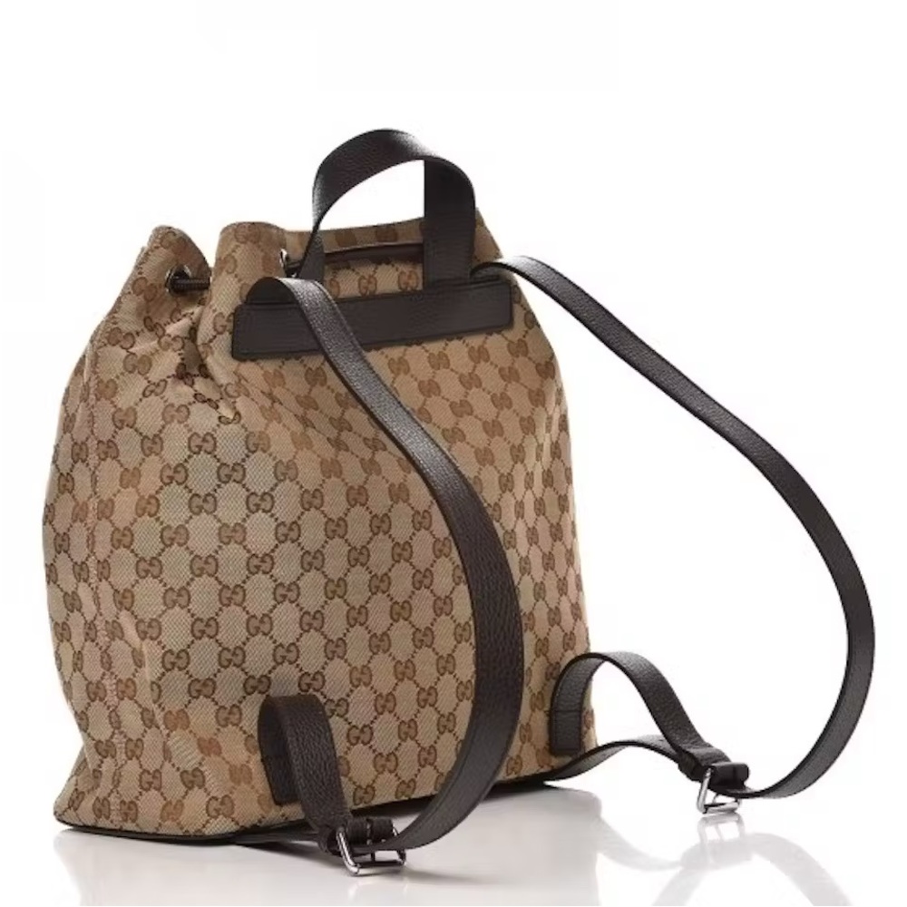 GUCCI monogram canvas drawstring backpack - Picture 7 of 13